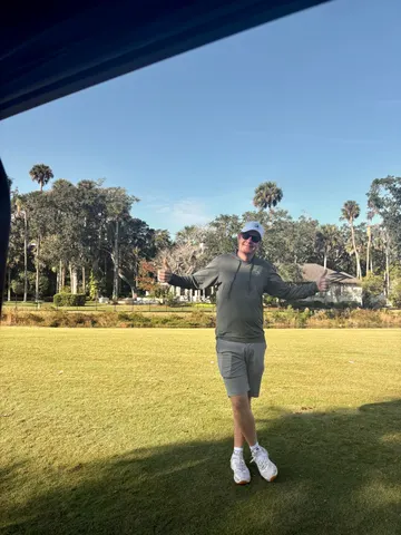 Player on hole one at Ponte Vedra Inn and Club