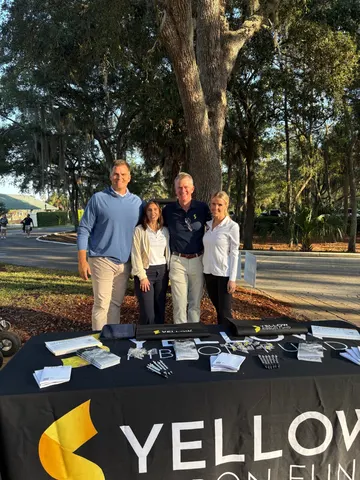 Billy at the Yellow Ribbon Fund table